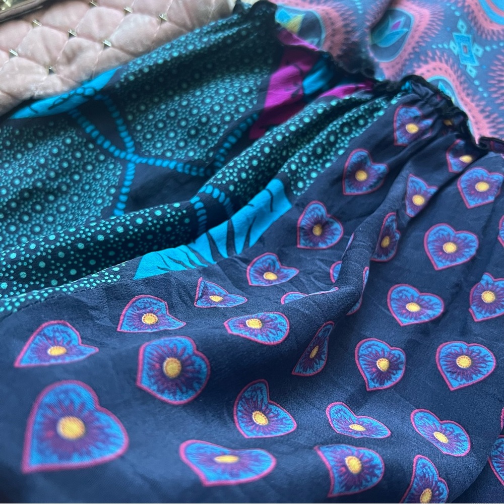 Marc Jacobs Blue & Pink Patterned Short Dress - Picture 5 of 7